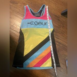 Coeur Sports Triathlon Tank with Shelf Bra